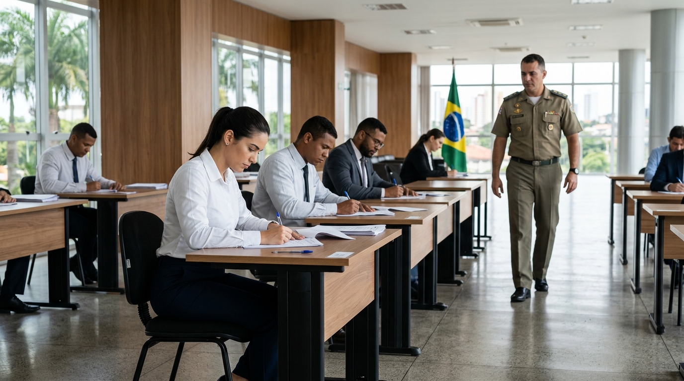 Lista de Cargos no Concurso PM MA